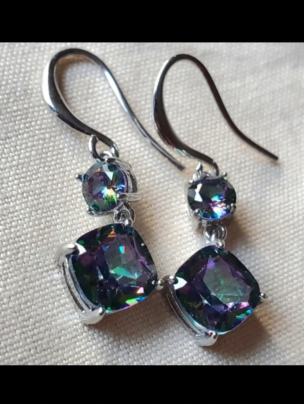 Mysyic Topaz Dangling Earrings